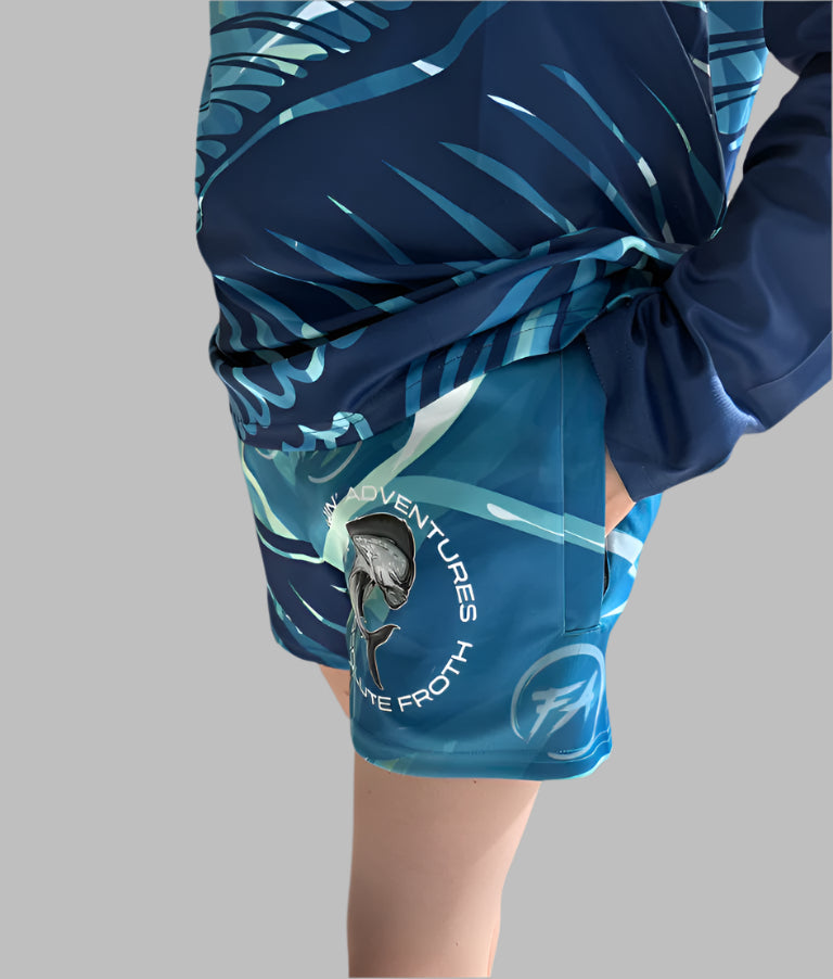 Unisex Footy Shorts - Blue Edition