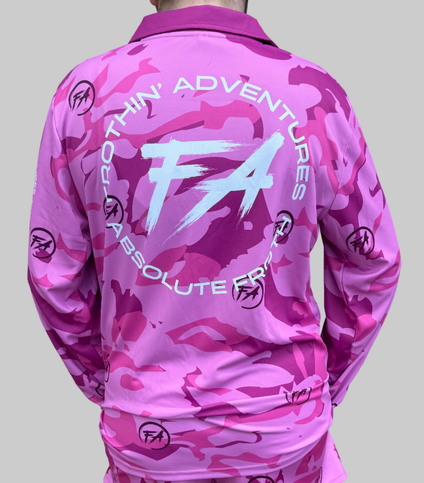 Unisex Fishing Shirts - Light Pink Edition