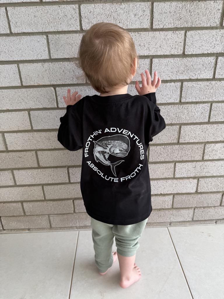 Unisex Kids Long Sleeve Fish T-Shirt