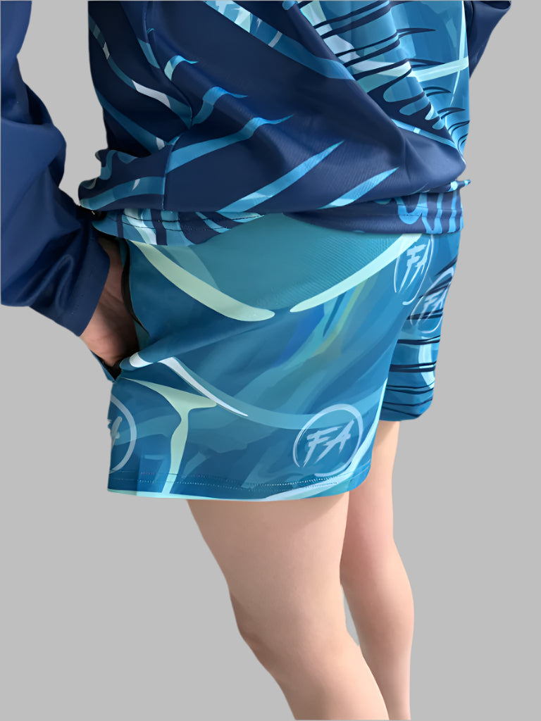 Unisex Footy Shorts - Blue Edition