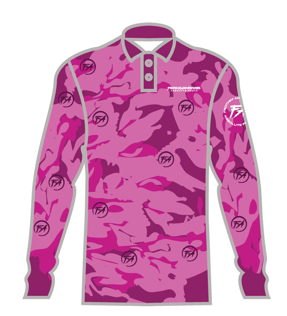 Unisex Fishing Shirts - Light Pink Edition